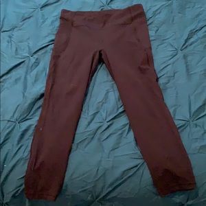 Black lululemon 7/8 length pants